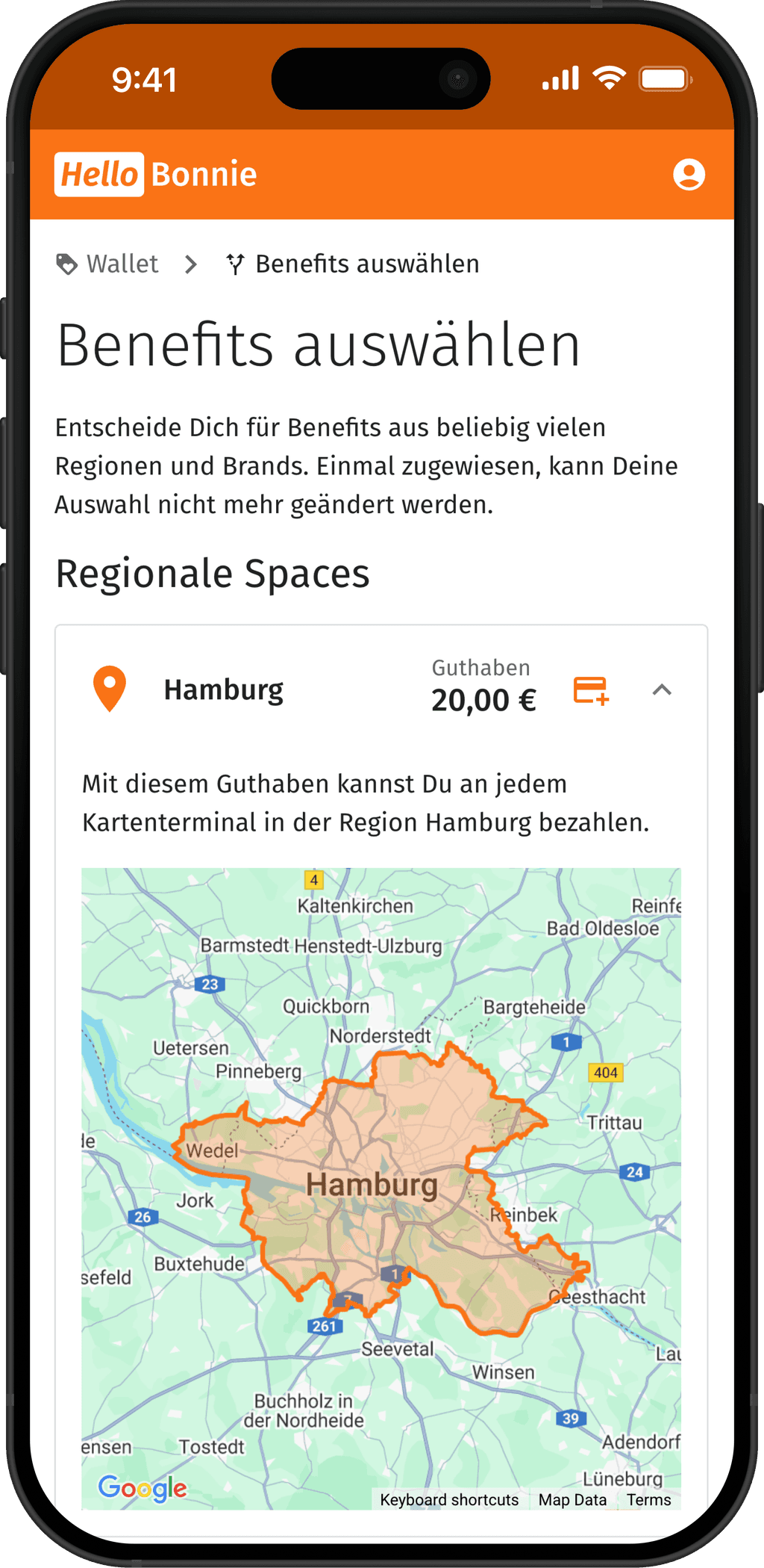Enjoy regional benefits